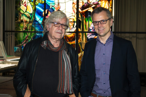 Judson Studios Awarded U.S. Congressional, State of California Senate, and California Legislature Assembly Recognitions at Reception for Completion of the World's Largest Fused Glass Window at Judson Studios. February 11, 2017. South Pasadena, CA.