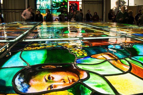 Judson Studios Awarded U.S. Congressional, State of California Senate, and California Legislature Assembly Recognitions at Reception for Completion of the World's Largest Fused Glass Window at Judson Studios. February 11, 2017. South Pasadena, CA.