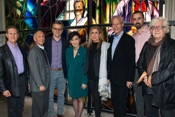 Judson Studios Awarded U.S. Congressional, State of California Senate, and California Legislature Assembly Recognitions at Reception for Completion of the World's Largest Fused Glass Window at Judson Studios. February 11, 2017. South Pasadena, CA.