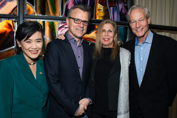 Judson Studios Awarded U.S. Congressional, State of California Senate, and California Legislature Assembly Recognitions at Reception for Completion of the World's Largest Fused Glass Window at Judson Studios. February 11, 2017. South Pasadena, CA.