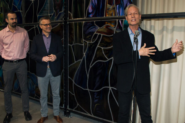 Judson Studios Awarded U.S. Congressional, State of California Senate, and California Legislature Assembly Recognitions at Reception for Completion of the World's Largest Fused Glass Window at Judson Studios. February 11, 2017. South Pasadena, CA.
