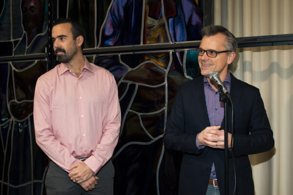 Judson Studios Awarded U.S. Congressional, State of California Senate, and California Legislature Assembly Recognitions at Reception for Completion of the World's Largest Fused Glass Window at Judson Studios. February 11, 2017. South Pasadena, CA.