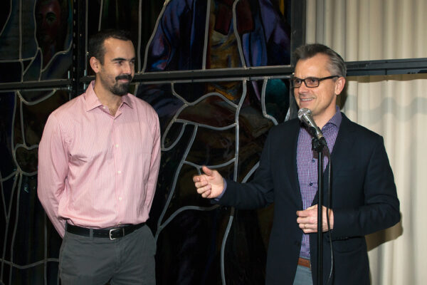 Judson Studios Awarded U.S. Congressional, State of California Senate, and California Legislature Assembly Recognitions at Reception for Completion of the World's Largest Fused Glass Window at Judson Studios. February 11, 2017. South Pasadena, CA.