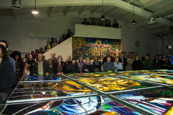 Judson Studios Awarded U.S. Congressional, State of California Senate, and California Legislature Assembly Recognitions at Reception for Completion of the World's Largest Fused Glass Window at Judson Studios. February 11, 2017. South Pasadena, CA.