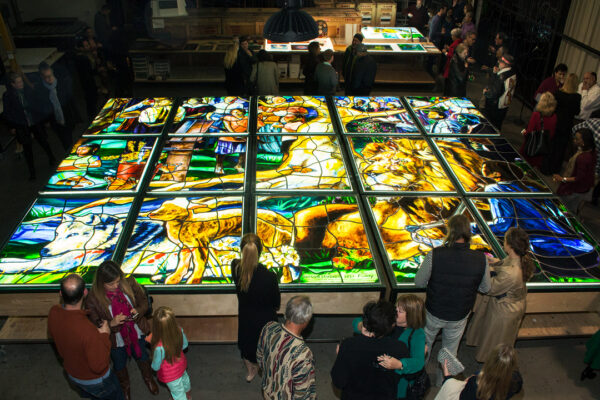 Judson Studios Awarded U.S. Congressional, State of California Senate, and California Legislature Assembly Recognitions at Reception for Completion of the World's Largest Fused Glass Window at Judson Studios. February 11, 2017. South Pasadena, CA.