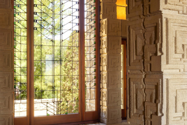 Ennis House.  Judson Studios.