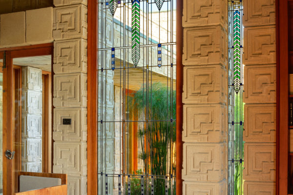 Ennis House.  Judson Studios.